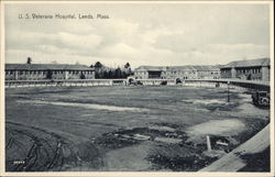 U.S. Veterans Hospital Leeds, MA Postcard Postcard