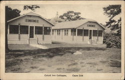 Cotuit Inn Cottages Massachusetts Postcard Postcard