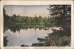 A Quiet Nook, Contoocook River Postcard