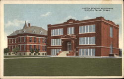Austin School Buildings Postcard