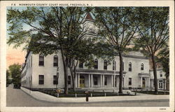 Monmouth County Courth House Freehold, NJ Postcard Postcard