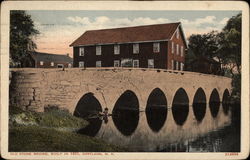 Old Stone Church, Built in 1851 Postcard