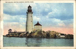 The Graves, Boston Harbor Postcard