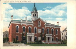 County Court House Plymouth, MA Postcard Postcard
