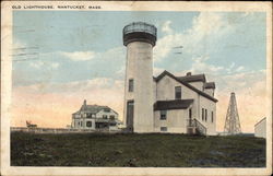 Old LIghthouse Postcard