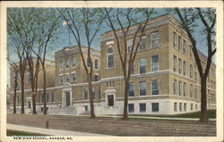 New High School Postcard