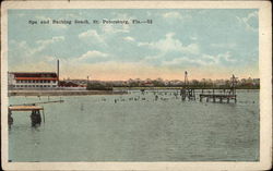 Spa and Bathing Beach Postcard