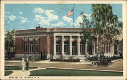 Post Office Laconia, NH Postcard Postcard