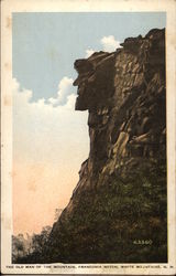 The Old Man of the Mountain: Franconia Notch Postcard