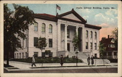 Joplin Library Building Missouri Postcard Postcard