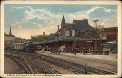 Boston and Maine RR Station Postcard