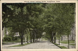 Church Street Looking North Postcard