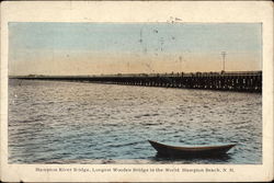Hampton River Bridge Postcard
