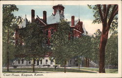 Court House Kingman, KS Postcard Postcard