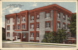 Altruria Hall, Valparaiso University Indiana Postcard Postcard