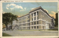 New High School Postcard