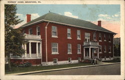 Nurses' Home Bradford, PA Postcard Postcard