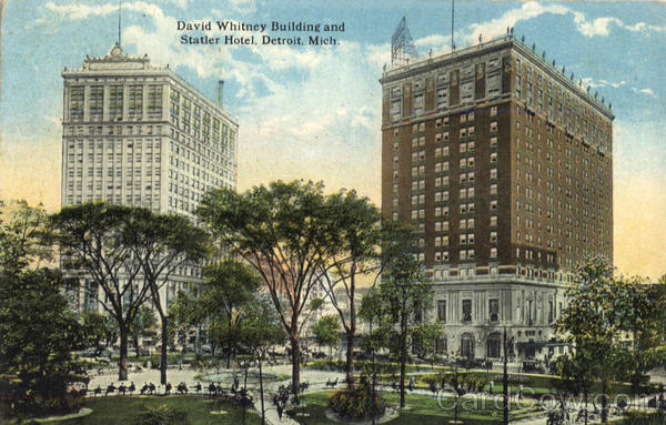 David Whitney Building and Statler Hotel Detroit Michigan
