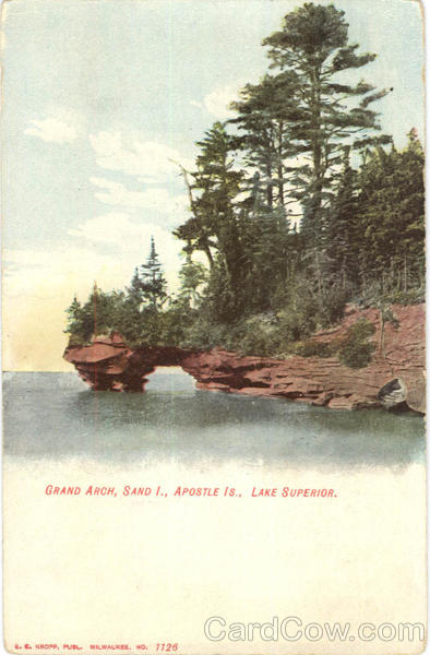 Grand Arch, Sand Island, Apostle Island Lake Superior Michigan