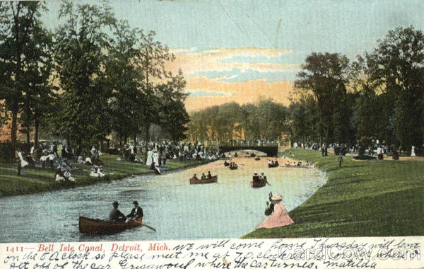 Bell Isle Canal Detroit Michigan