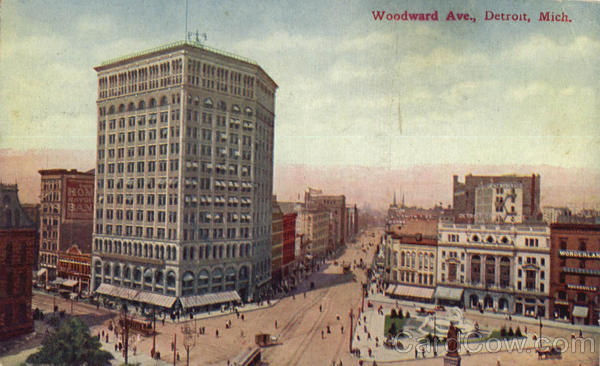 Woodward Ave Detroit Michigan
