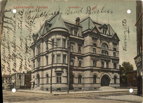 Post Office Leavenworth Kansas
