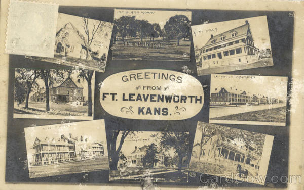 Greetings from Ft. Leavenworth Multi View Fort Leavenworth Kansas
