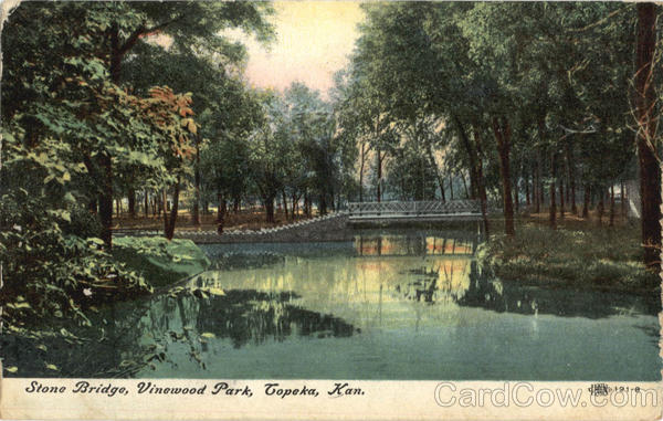 Stone Bridge, Vinewood Park Topeka Kansas