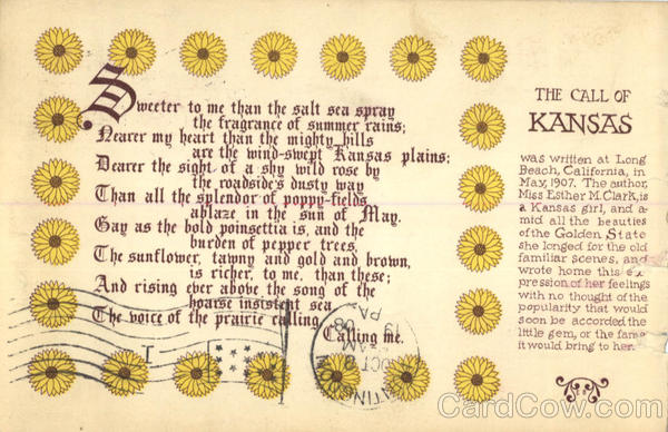 The Call of Kansas Poem