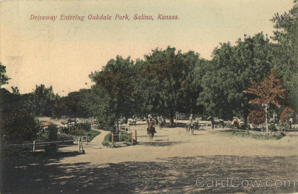 Driveway Entering Oakdale Park Salina Kansas