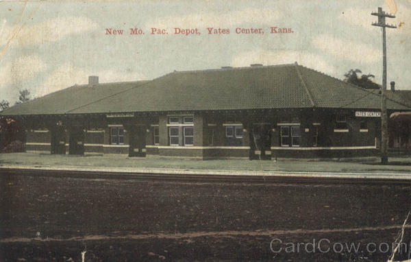 New Mo. Pac. Depot Yates Center Kansas