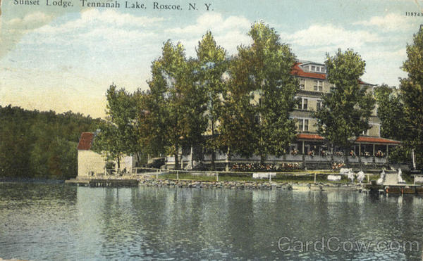 Sunset Lodge, Tennanah Lake Roscoe New York