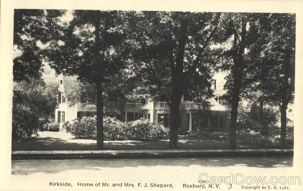 Kirkside Home of Mr. and Mrs. F.J. Shepard Roxbury New York