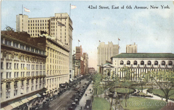 42nd Street, East of 6th Avenue New York City