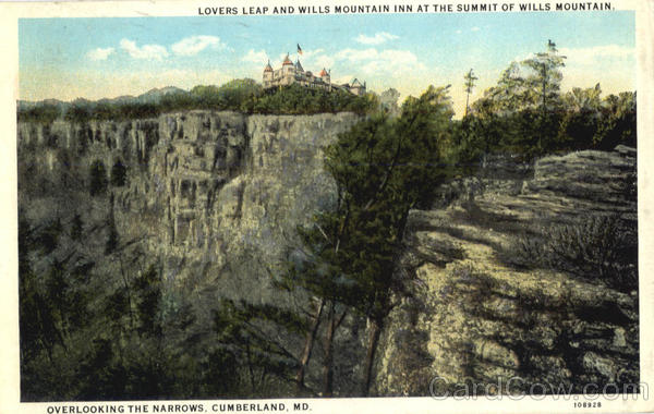 Overlooing the Narrows Cumberland Maryland