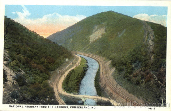 National Highway Thru The Narrows Cumberland Maryland