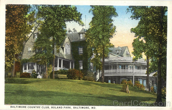 Baltimore Country Club, Roland Park Maryland