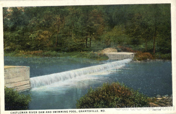 Castleman River Dam and Swimming Pool Grantsville Maryland