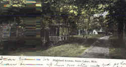 Highland Avenue Postcard