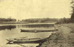 Riddows Landing Saddle Lake Postcard