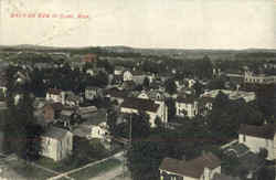 Bird's Eye View of Clare Michigan Postcard Postcard