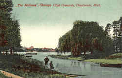 The Willows , Chicago Club Grounds Postcard