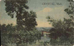 View of Crystal Postcard