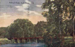 Railroad Bridge Postcard