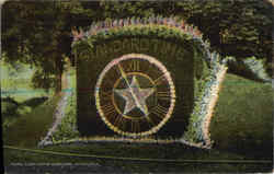 Floral Clock, Water Works Park Postcard