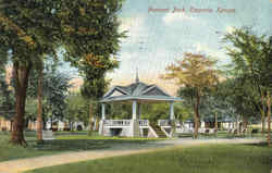 Fremont Park Emporia, KS Postcard Postcard