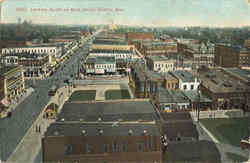 Looking North on Main Street Postcard