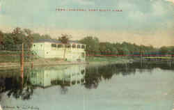 Fern Lake Park Fort Scott, KS Postcard Postcard