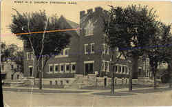 First M E Church Postcard