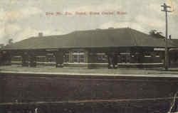 New Mo. Pac. Depot Postcard